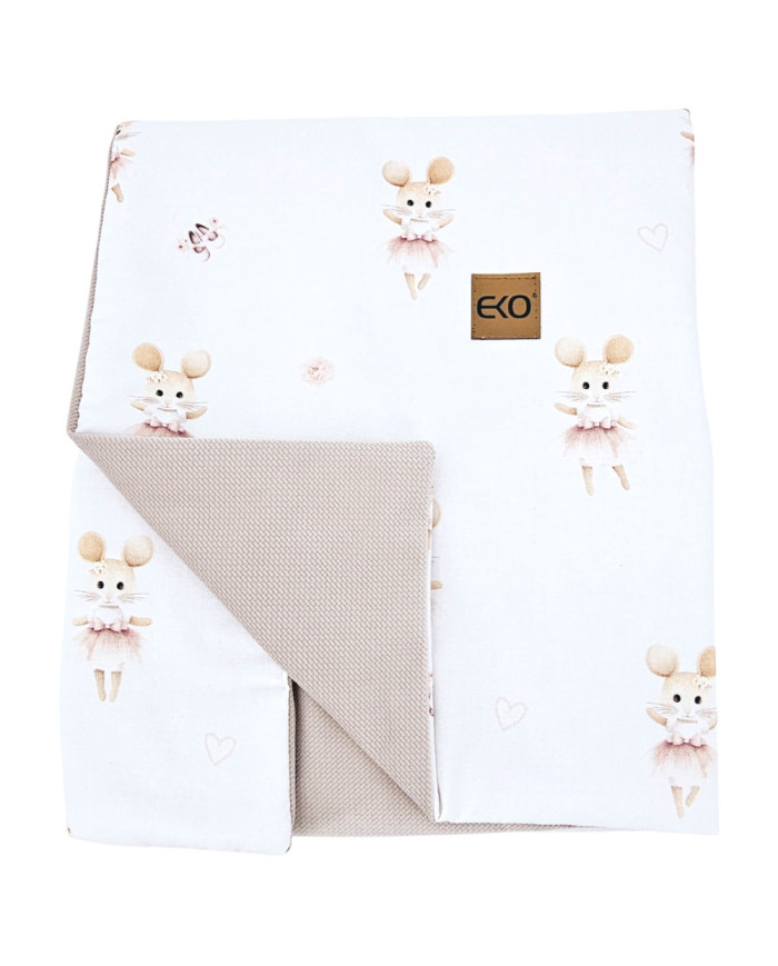 Vzdelávacia deka s podšívkou VELVET BALLERINA MOUSE