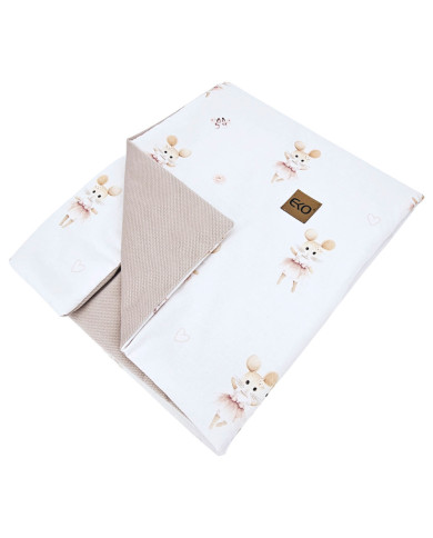 Couverture éducative avec doublure VELVET BALLERINA MOUSE Couverture éducative avec doublure VELVET BALLERINA MOUSE