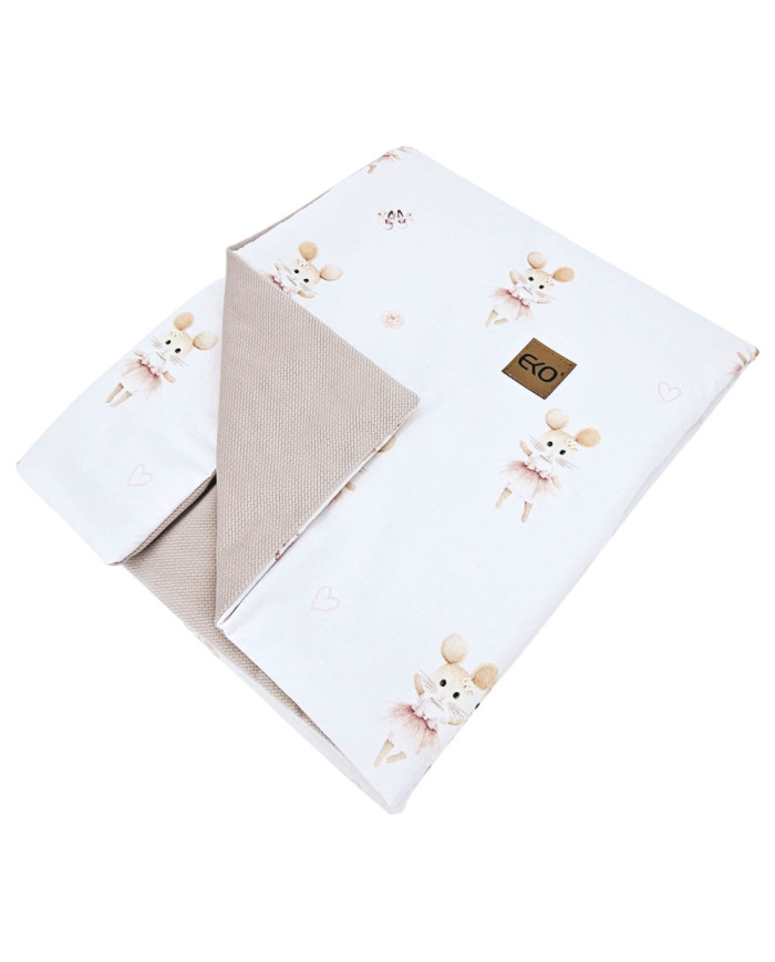 Vzdelávacia deka s podšívkou VELVET BALLERINA MOUSE