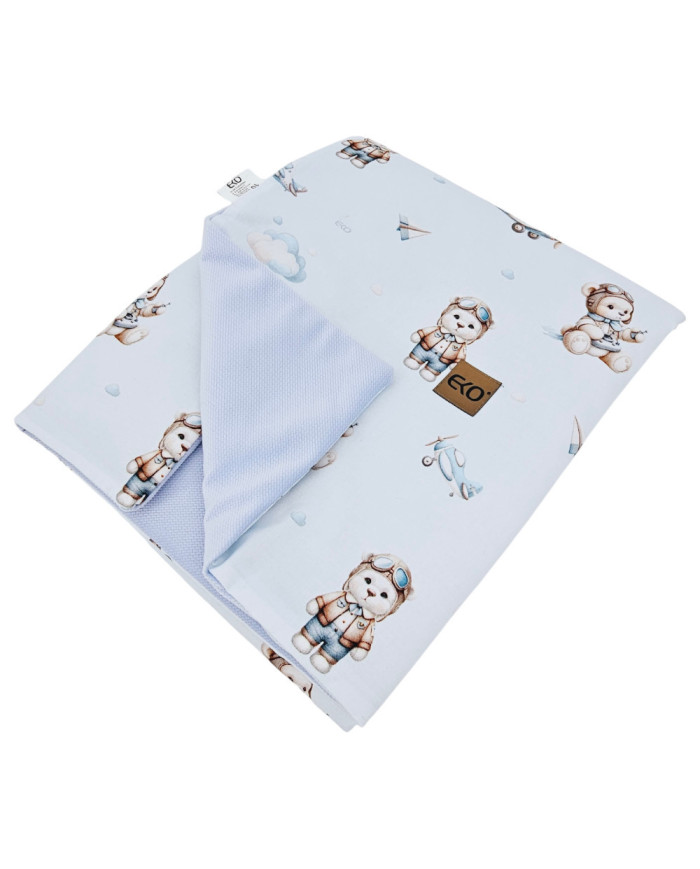 Educational blanket mat with lining VELVET PILOT BEAR Educational blanket mat with lining VELVET PILOT BEAR
