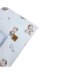 Educational blanket mat with lining VELVET PILOT BEAR Educational blanket mat with lining VELVET PILOT BEAR