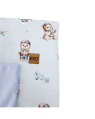 Vzdelávacia deka s podšívkou VELVET PILOT BEAR