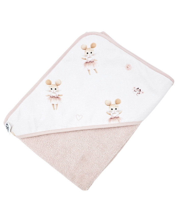 Koupelnový župan BALLERINA MOUSE/ROSE PINK Koupelnový župan BALLERINA MOUSE/ROSE PINK
