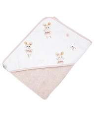 Koupelnový župan BALLERINA MOUSE/ROSE PINK Koupelnový župan BALLERINA MOUSE/ROSE PINK