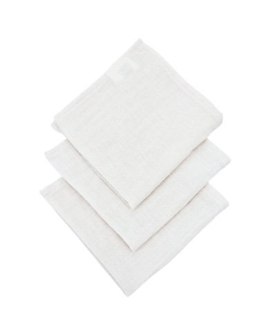Couches Muslin 30x30cm 3pcs. BEIGE Couches Muslin 30x30cm 3pcs. BEIGE