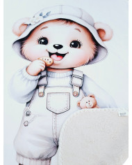 Panel Blanket GARDENER BEAR Panel Blanket GARDENER BEAR