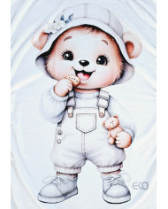 Panel Blanket GARDENER BEAR Panel Blanket GARDENER BEAR