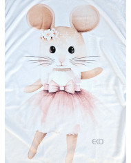 Fésűkagyló paneltakaró BALLERINA MOUSE Fésűkagyló paneltakaró BALLERINA MOUSE