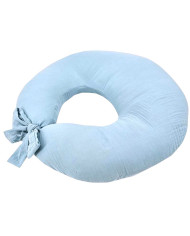 Musselin Stillen Croissant BLUE Musselin Stillen Croissant BLUE