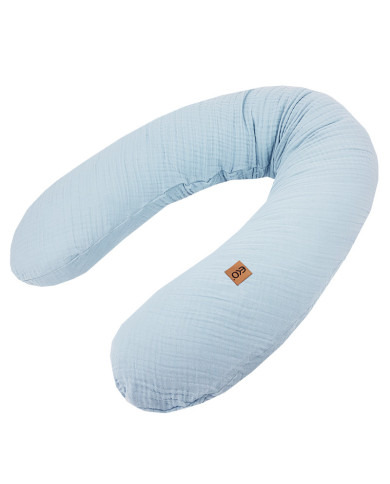 Coussin d'allaitement en mousseline BLUE Coussin d'allaitement en mousseline BLUE