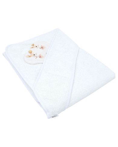 Serviette de bain en bambou BALLERINA MOUSE/WHITE Serviette de bain en bambou BALLERINA MOUSE/WHITE