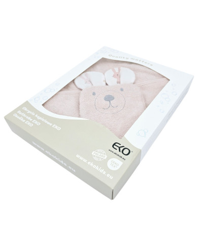 Couverture de bain et gant de toilette en bambou EKO BUNNY Couverture de bain et gant de toilette en bambou EKO BUNNY