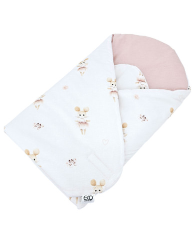 Écharpe de portage sans noix de coco BALLERINA MOUSE Écharpe de portage sans noix de coco BALLERINA MOUSE