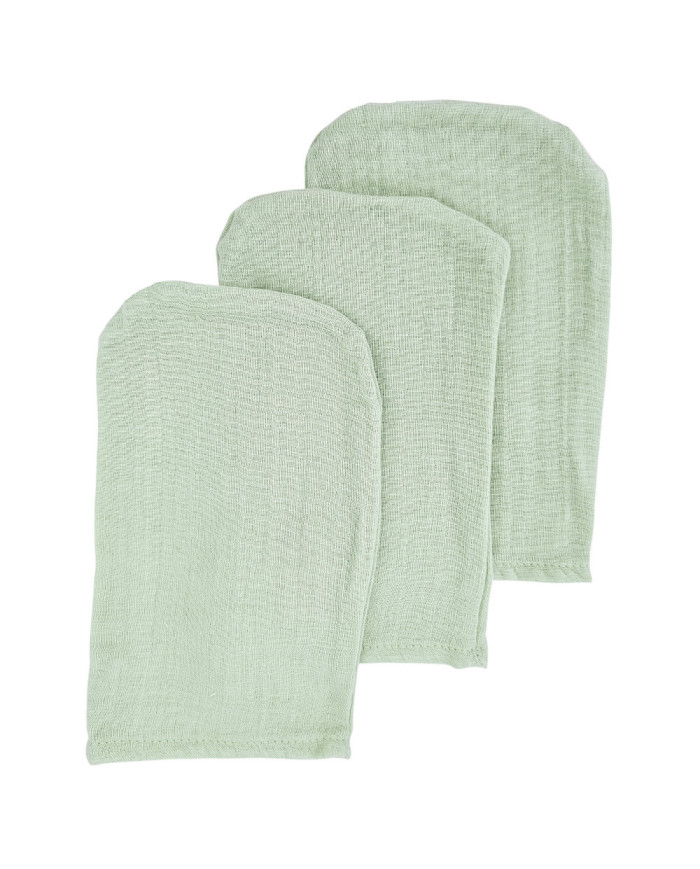 Muslin fürdőmosó MIX 3 db MINT Muslin fürdőmosó MIX 3 db MINT