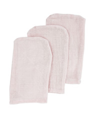 Muslinová žínka do koupele MIX 3 ks ROSE PINK Muslinová žínka do koupele MIX 3 ks ROSE PINK