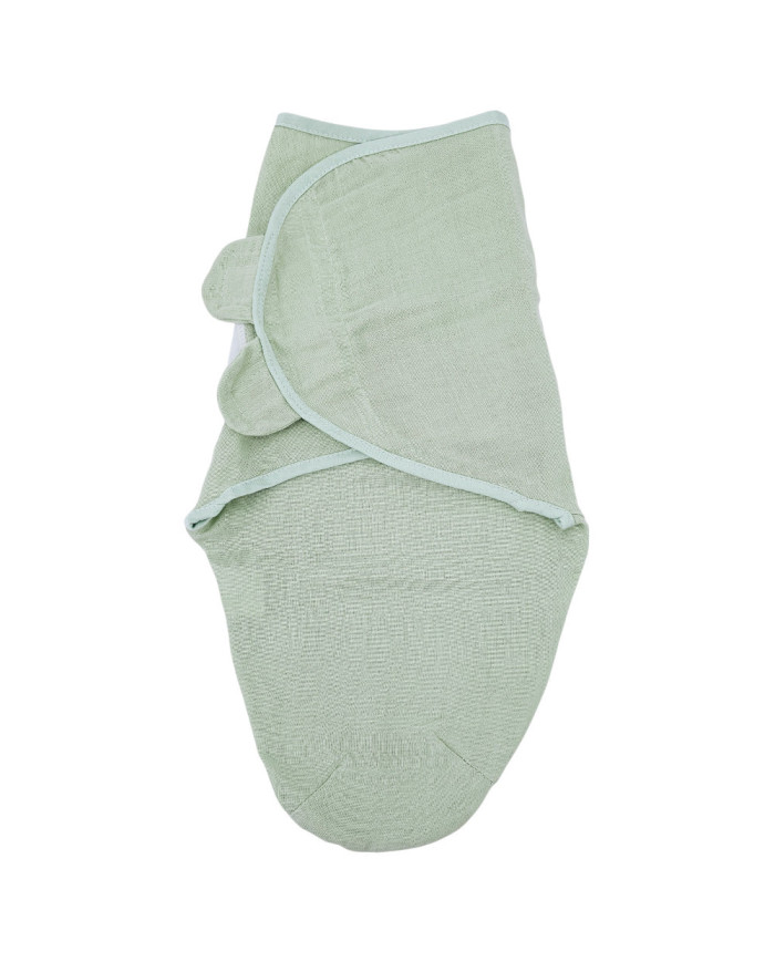Muślinowy Otulacz dla Niemowląt 3–6 kg MIĘTA Muślinowy Otulacz dla Niemowląt 3–6 kg MIĘTA