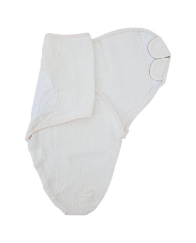 Enveloppe de mousseline pour bébé 3-6 kg BEIGE Enveloppe de mousseline pour bébé 3-6 kg BEIGE