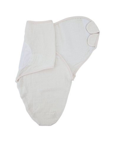 Enveloppe de mousseline pour bébé 3-6 kg BEIGE Enveloppe de mousseline pour bébé 3-6 kg BEIGE