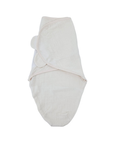 Enveloppe de mousseline pour bébé 3-6 kg BEIGE Enveloppe de mousseline pour bébé 3-6 kg BEIGE