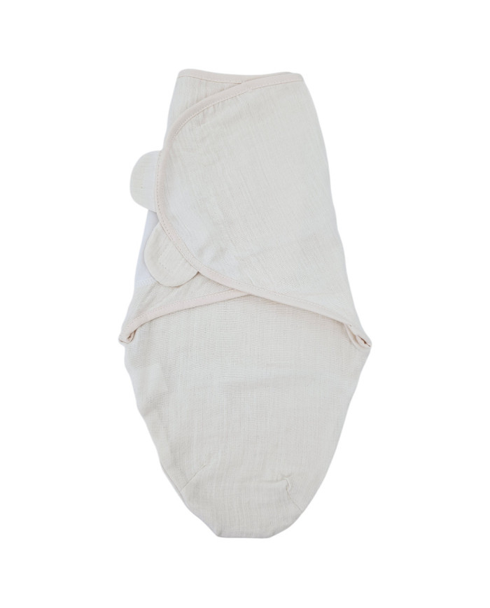 Dětská mušelínová zavinovačka 3-6 kg BEIGE Dětská mušelínová zavinovačka 3-6 kg BEIGE