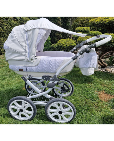 Muslin Kinderwagen-Sonnenschirm  BLUE Muslin Kinderwagen-Sonnenschirm  BLUE