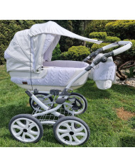 Muslin Kinderwagen-Sonnenschirm  BEIGE Muslin Kinderwagen-Sonnenschirm  BEIGE
