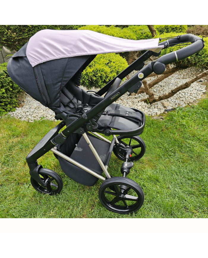 Muslin Kinderwagen-Sonnenschirm  BEIGE Muslin Kinderwagen-Sonnenschirm  BEIGE