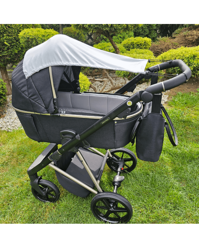 Muslin Kinderwagen-Sonnenschirm  BEIGE Muslin Kinderwagen-Sonnenschirm  BEIGE