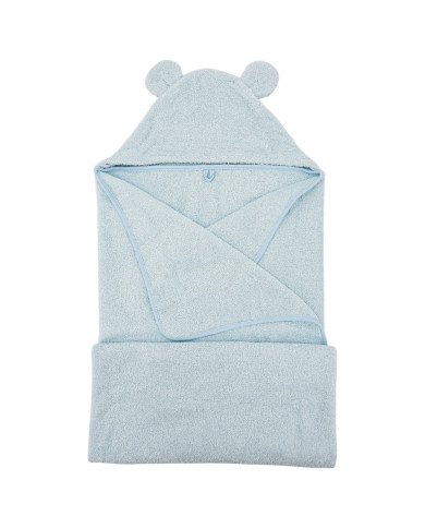 Cotton bath cover 100x120 cm BLUE Cotton bath cover 100x120 cm BLUE