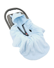 Schlafsack für Autositz 3-Punkt- und 5-Punkt-Gurte BLUE