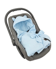 Schlafsack für Autositz 3-Punkt- und 5-Punkt-Gurte BLUE