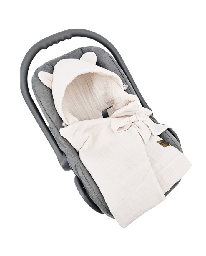 Schlafsack für Autositz 3-Punkt- und 5-Punkt-Gurte BEIGE Schlafsack für Autositz 3-Punkt- und 5-Punkt-Gurte BEIGE