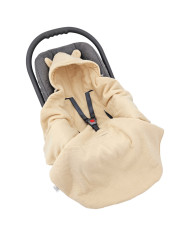 Schlafsack für Autositz 3-Punkt- und 5-Punkt-Gurte HONEY