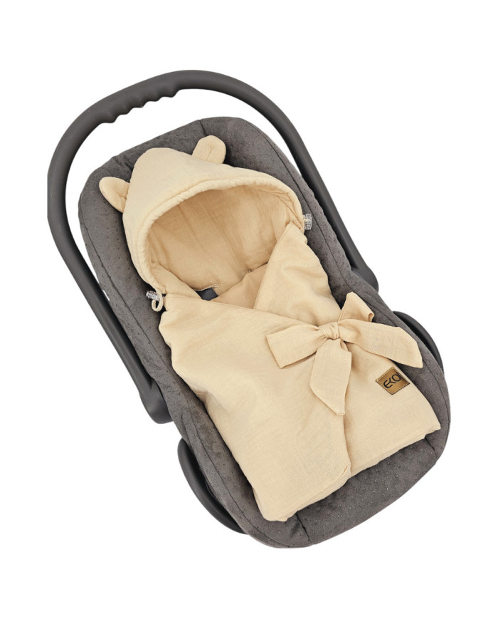 Schlafsack für Autositz 3-Punkt- und 5-Punkt-Gurte HONEY