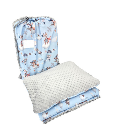 Ensemble de literie pour enfants d'âge préscolaire 100 x 135 cm avec sac AVIATOR Ensemble de literie pour enfants d'âge préscolaire 100 x 135 cm avec sac AVIATOR