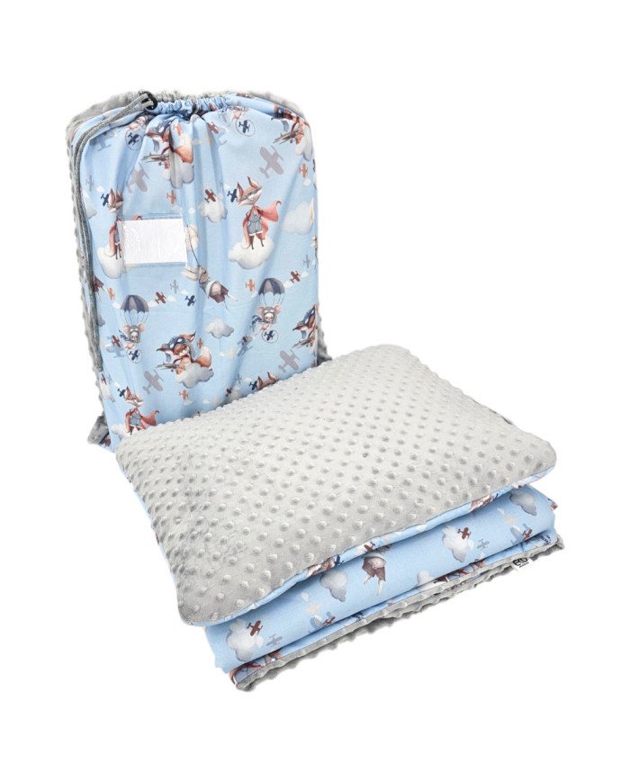 Preschool bedding set 100 x 135 cm with bag AVIATOR Preschool bedding set 100 x 135 cm with bag AVIATOR