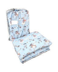 Ensemble de literie pour enfants d'âge préscolaire 100 x 135 cm avec sac AVIATOR Ensemble de literie pour enfants d'âge préscolaire 100 x 135 cm avec sac AVIATOR
