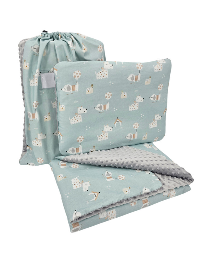 Vorschulbettwäsche Set 100 x 135 cm mit Tasche DOGS Vorschulbettwäsche Set 100 x 135 cm mit Tasche DOGS