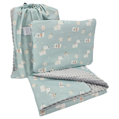 Preschool bedding set 100 x 135 cm with bag DOGS Preschool bedding set 100 x 135 cm with bag DOGS