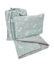 Ensemble de literie pour enfants d'âge préscolaire 100 x 135 cm avec sac DOGS Ensemble de literie pour enfants d'âge préscolaire 100 x 135 cm avec sac DOGS