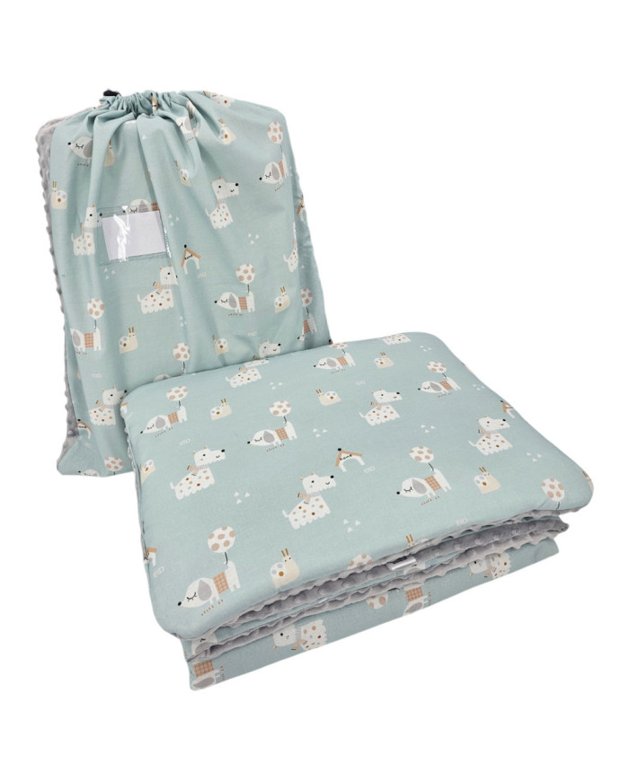 Vorschulbettwäsche Set 100 x 135 cm mit Tasche DOGS Vorschulbettwäsche Set 100 x 135 cm mit Tasche DOGS