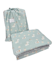 Ensemble de literie pour enfants d'âge préscolaire 100 x 135 cm avec sac DOGS Ensemble de literie pour enfants d'âge préscolaire 100 x 135 cm avec sac DOGS