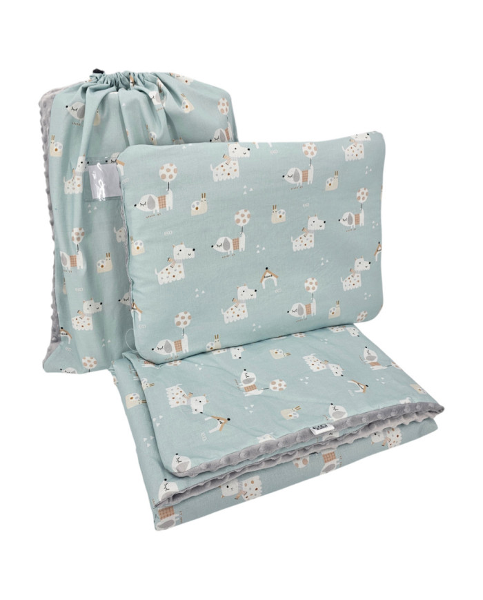 Vorschulbettwäsche Set 100 x 135 cm mit Tasche DOGS Vorschulbettwäsche Set 100 x 135 cm mit Tasche DOGS