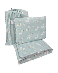 Ensemble de literie pour enfants d'âge préscolaire 100 x 135 cm avec sac DOGS Ensemble de literie pour enfants d'âge préscolaire 100 x 135 cm avec sac DOGS