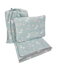 Vorschulbettwäsche Set 100 x 135 cm mit Tasche DOGS Vorschulbettwäsche Set 100 x 135 cm mit Tasche DOGS
