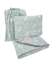 Ensemble de literie pour enfants d'âge préscolaire 100 x 135 cm avec sac DOGS Ensemble de literie pour enfants d'âge préscolaire 100 x 135 cm avec sac DOGS