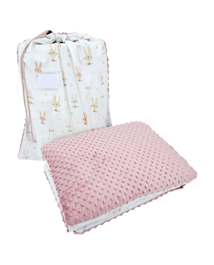 Preschool bedding set 100 x 135 cm with bag BUNNY