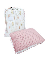 Preschool bedding set 100 x 135 cm with bag BUNNY