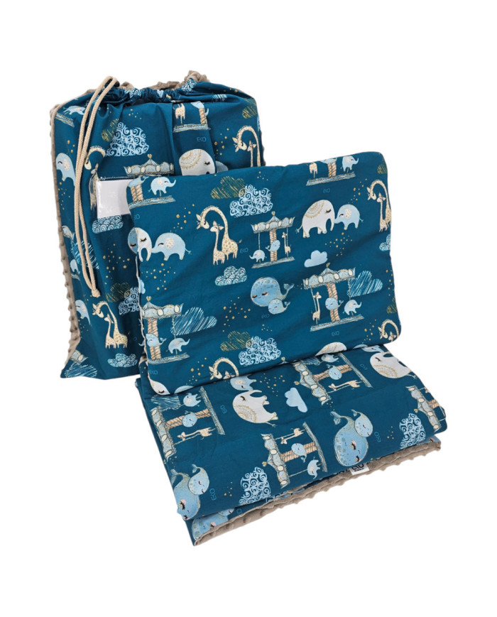 Vorschulbettwäsche Set 100 x 135 cm mit Tasche LUNA PARK Vorschulbettwäsche Set 100 x 135 cm mit Tasche LUNA PARK