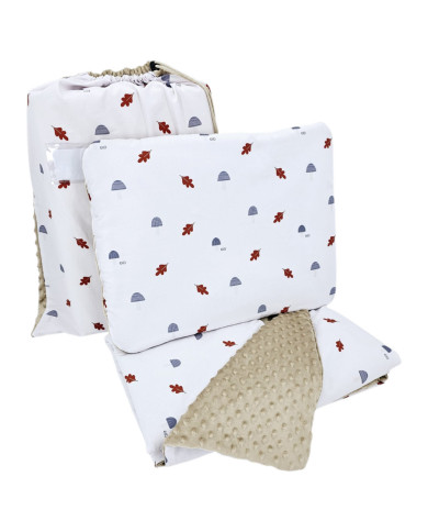 Комплект постельного белья для дошкольников 100 х 135 см с сумкой MUSHROOMS